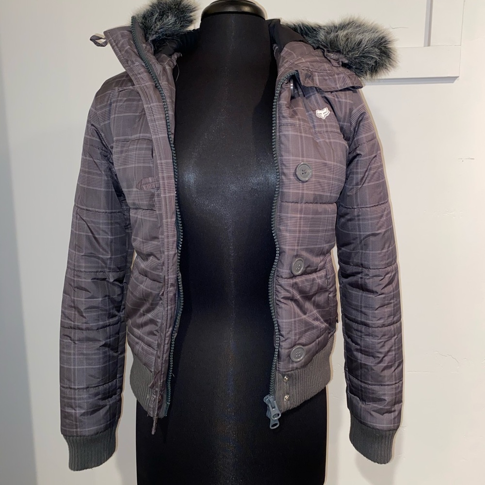 Gray fox jacket